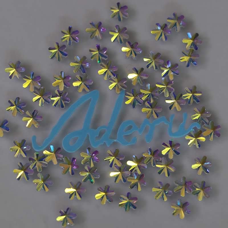 雪花超闪美甲手机壳围巾水晶烫钻