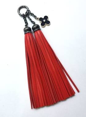 包包挂件流苏真皮须子包挂手工