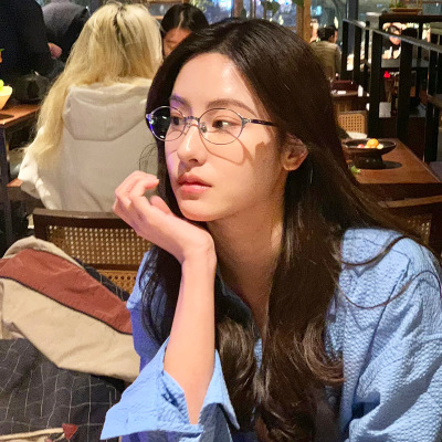 FAKE高品种纯钛大框眼镜素颜高级感近视镜架书呆子爆款女202407ZM