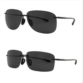 男女同款 太阳镜尼龙无框偏光钓鱼墨镜超轻运动风镜MJ443 5甲门