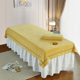 高端 精品双面婴儿绒加厚保暖美容床单美容院专用亲肤柔软理疗床