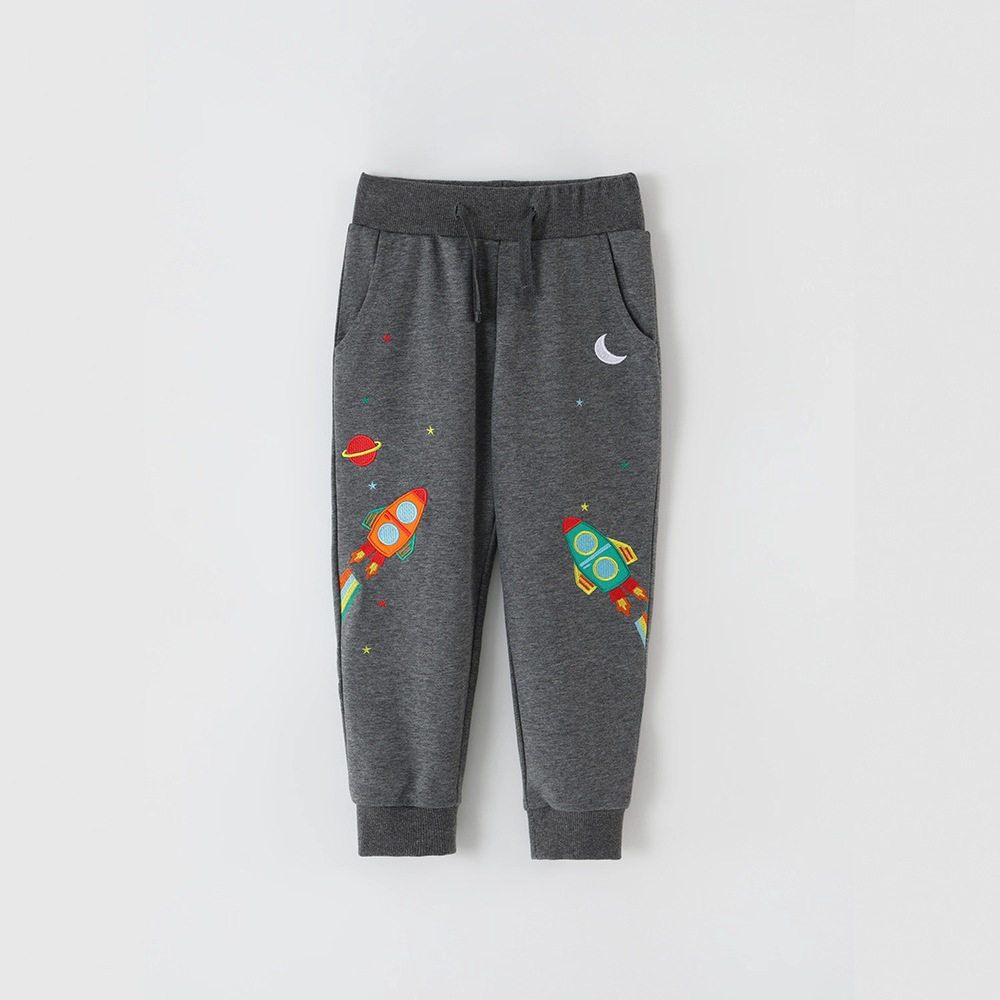 春秋冬季儿童纯棉运动裤 欧美风格男童休闲长裤男孩卡通版