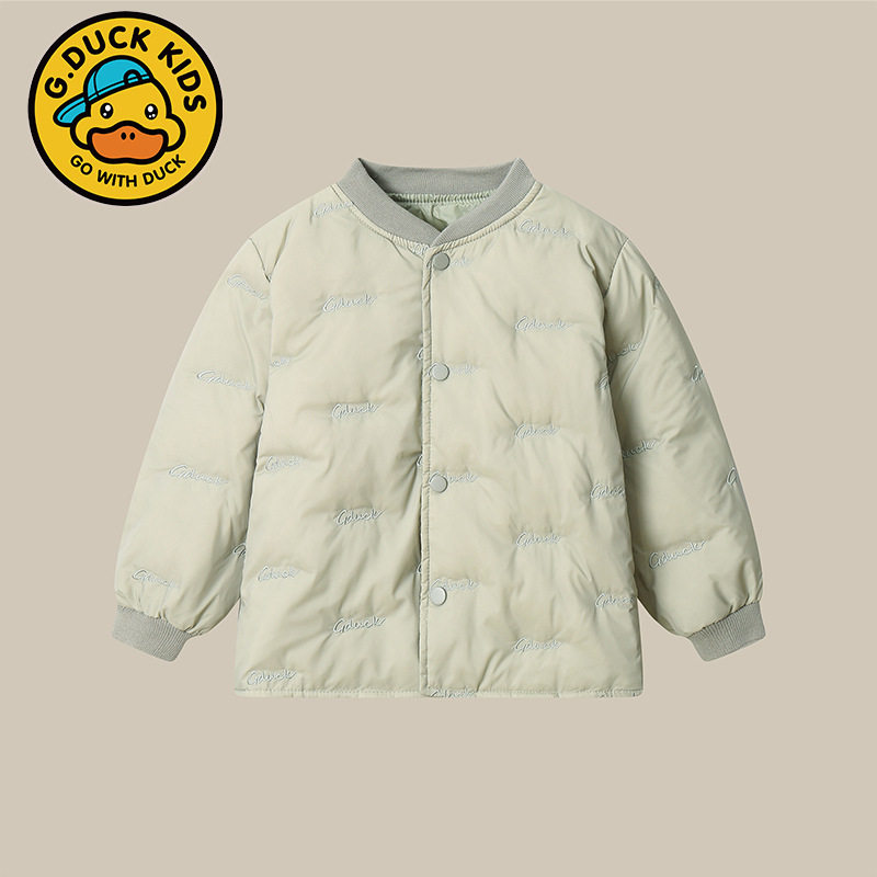 小黄鸭羽绒服内胆校服男童女童上衣冬季儿童内穿外穿保暖外套