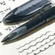 日本uniball三菱黑科技笔UBA 188速干签字笔学生用中性笔走珠笔0.5黑色圆珠硬笔刷题练字专用三棱直液式 水笔