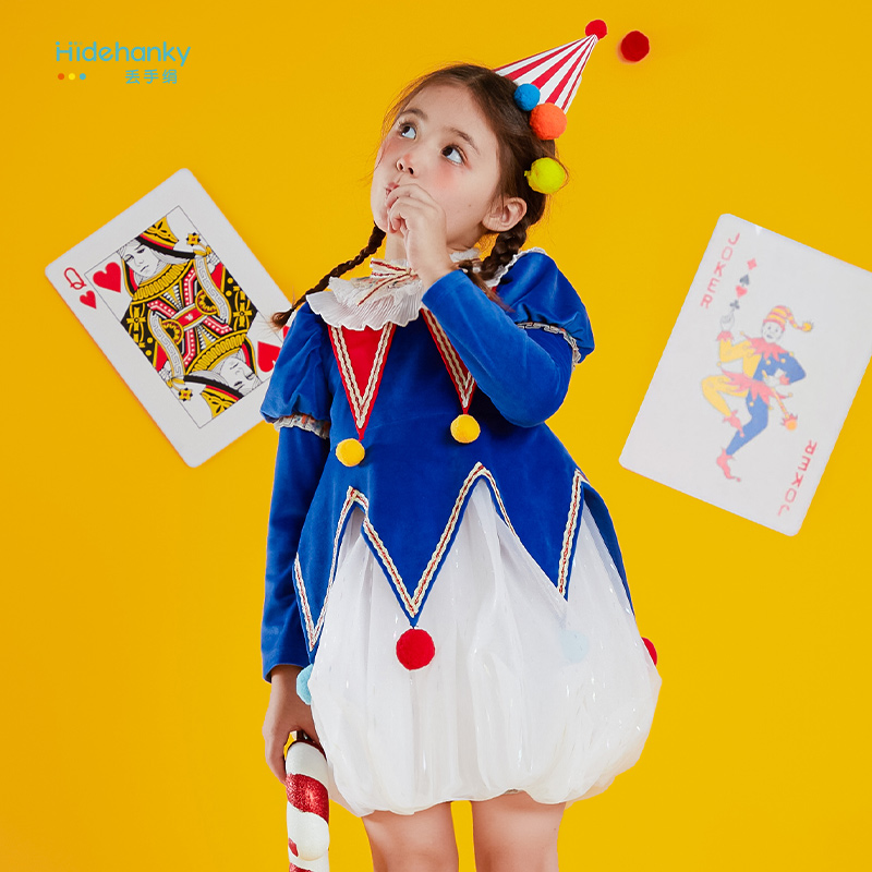 丢手绢万圣节儿童服装女童公主裙