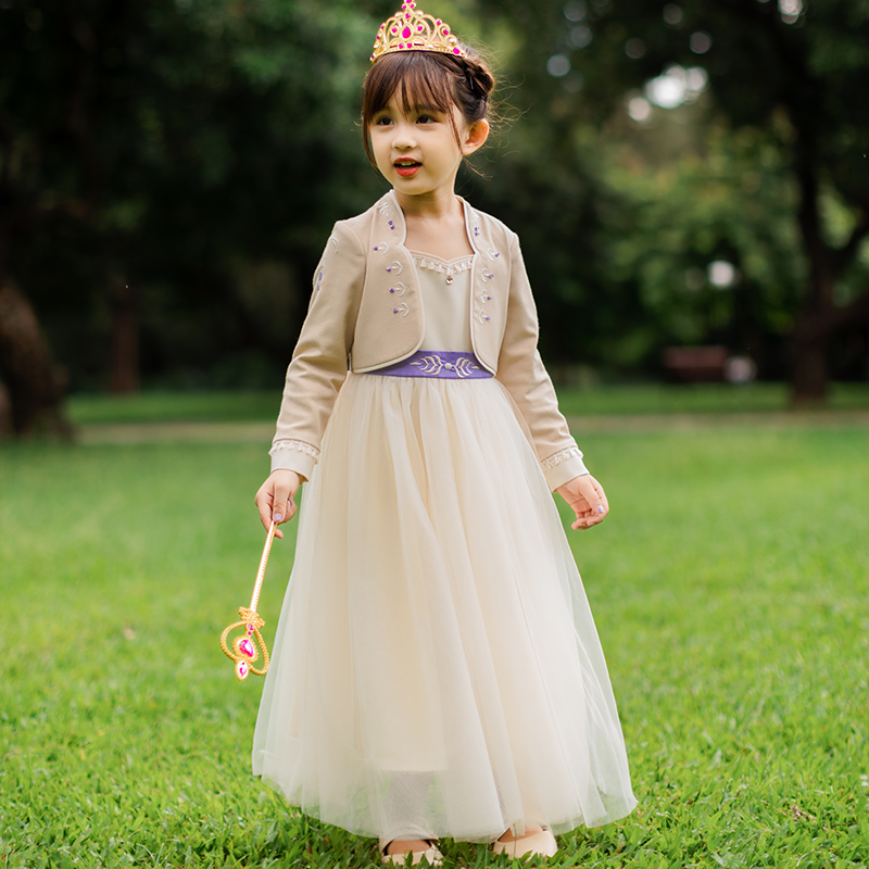 丢手绢原创公主裙女童长袖童装