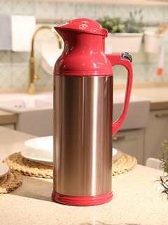 新家园不锈钢保温壶家用大容量热水壶玻璃内胆热水瓶保温瓶暖壶
