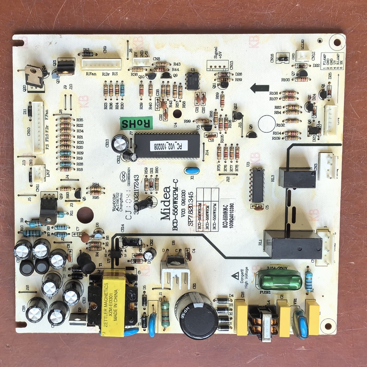 适用美的凡帝罗冰箱BCD-556WKM-C BCD-556WKPM电脑电源主板显示板