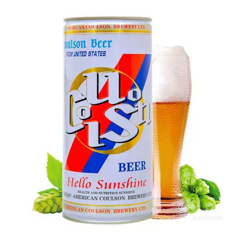 科尔森12度精酿原浆白啤酒黄啤酒黑啤酒950ml*6罐整件易拉罐纯粮