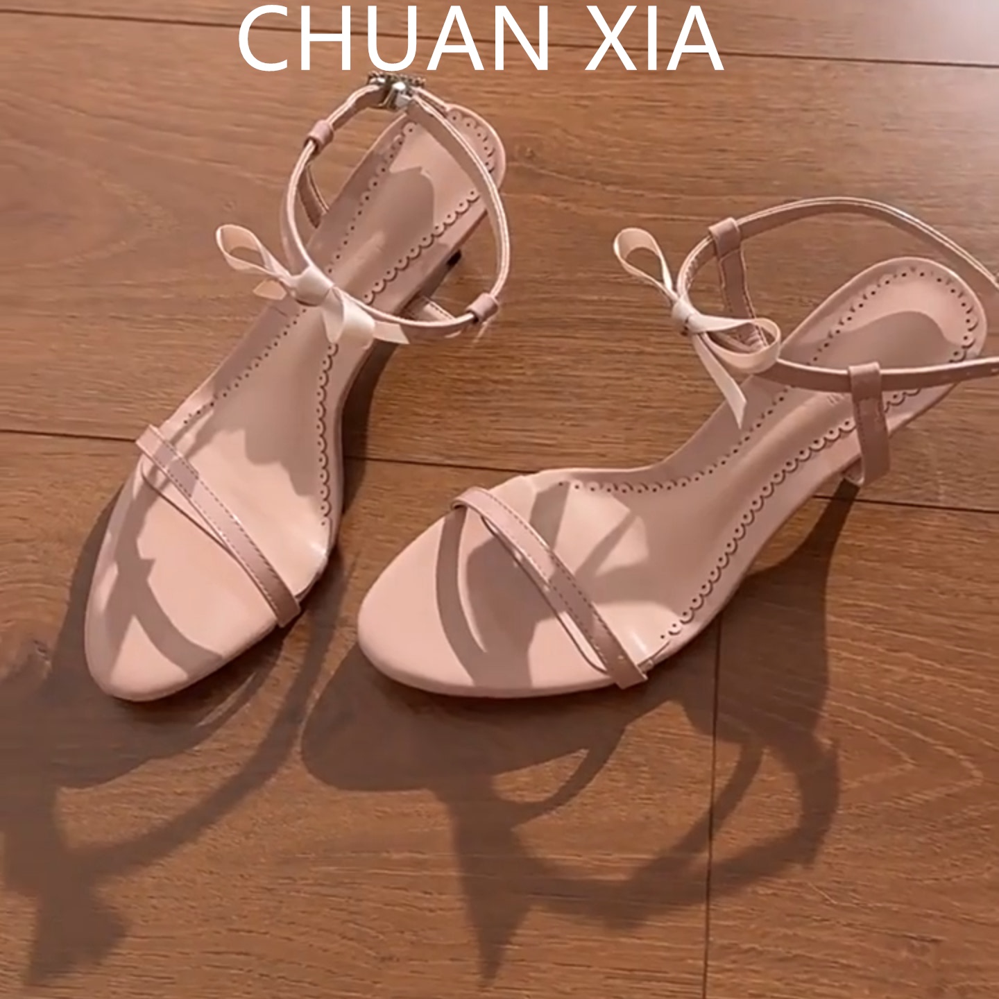 羊皮版!温柔蝴蝶结露趾