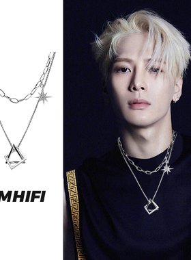 钛钢双层叠戴男女项链