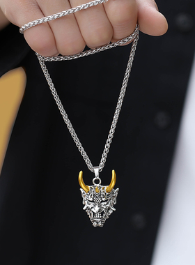 日系金角般若搞怪项链夏季