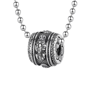 貔貅转运珠项链男国潮个性不褪色复古锁骨链高级感女嘻哈长款吊坠