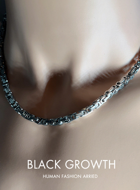 钛钢帝王链男霸气个性项链