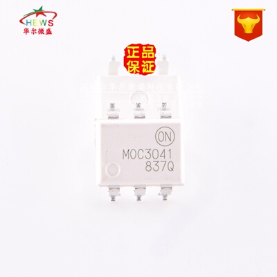 原装正品假一赔十 MOC3041 贴片SOP6 光电耦合器 双向可控硅驱动