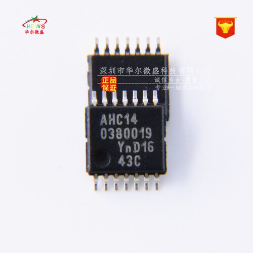 原装正品 假一赔十 74AHC14PW AHC14 贴片TSSOP14 栅极和逆变芯片