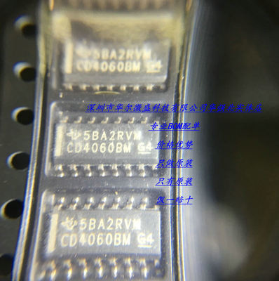 原装TI/德州 贴片 CD4060BM96 CD4060BM SOIC-16 二进制计数器