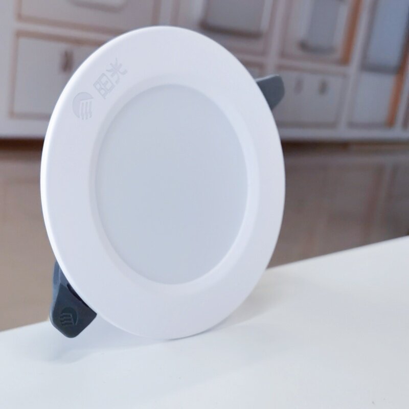 阳光照明5W好又亮压铸筒灯led天花灯家用孔灯照明嵌入式安装75mm