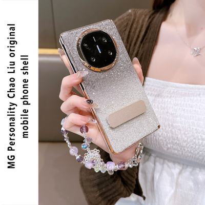 ins小众昼夜星适用华为mateX7手机壳X6高级感支架matex5磁吸中轴折叠屏保护壳mateX3典藏版女款手提链条斜挎