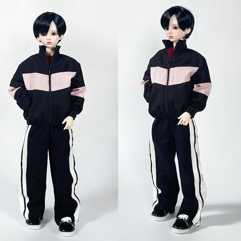 4分bjd立领冲锋衣外套娃衣4分体dfh纤细体户外运动服外套阔腿裤