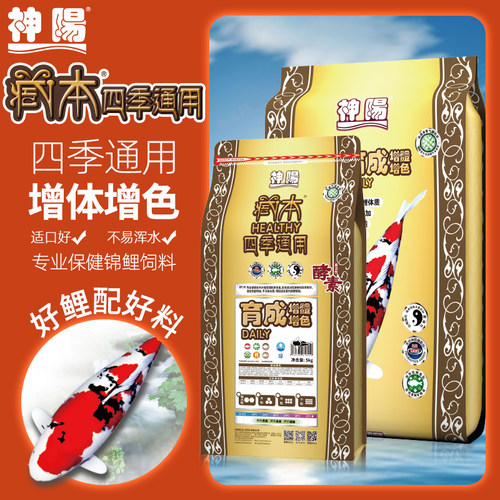 神阳锦鲤颗粒饲料增色长个育成