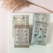 现货paperblanks笔记本泰姬陵大理石雕刻花卉图案系列复古记事本