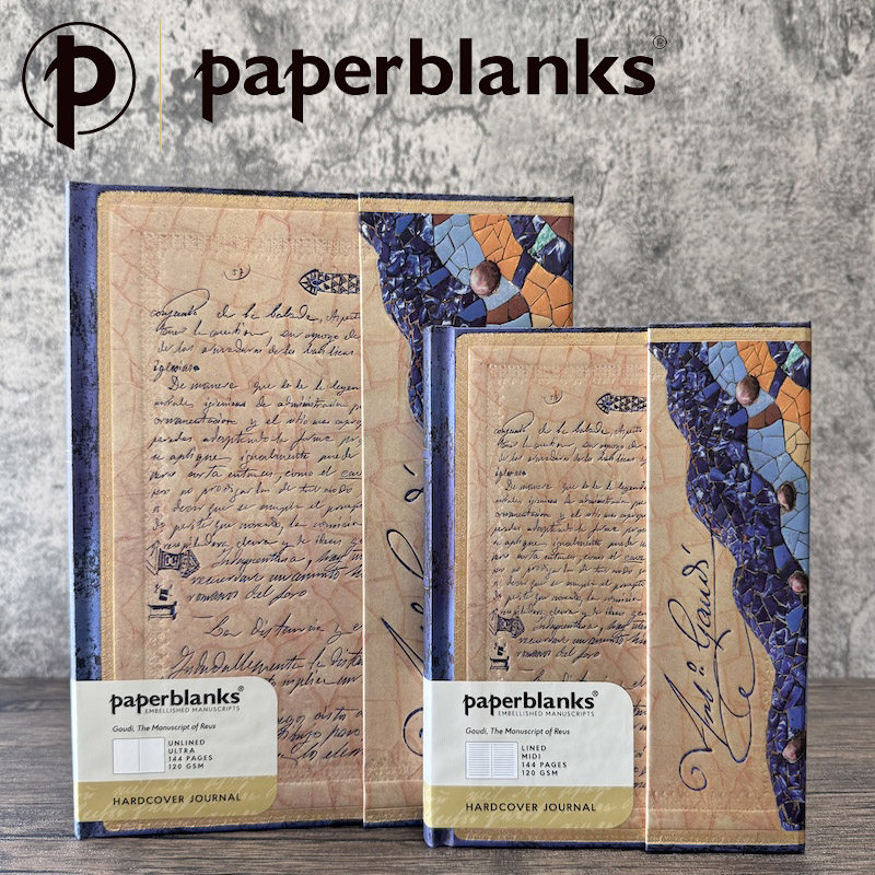新款Paperblanks复古笔记本名人手稿系列建筑师高迪精美记事本子图片