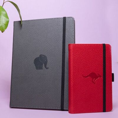 进口皮革书写无酸纸子弹笔记现货