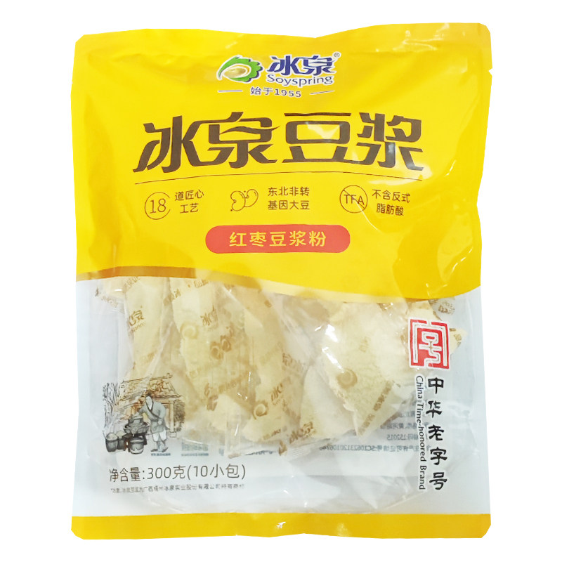冰泉红枣豆浆粉300g袋装