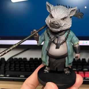 黑色神话悟空八戒手办游戏二师兄周边人物手办模型桌面摆件