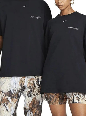 NOCTA联名款春夏纯棉运动宽松圆领印花t恤男女同款印花短袖上衣