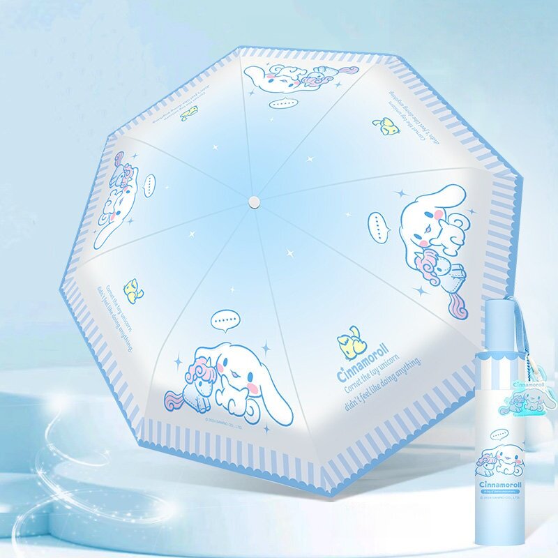 大耳狗卡通晴雨伞全自动三折伞