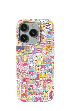 磁吸手机壳苹果16巨好看独特手机壳新款Melody美乐蒂少女可爱搞怪风亚克力材质二合一手机壳边框可拆卸可挂绳