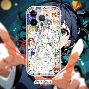 olioni 13精孔双层IMD防摔可挂绳 小鸟游六花手机壳原创可爱小众不撞款 超好看全包iphone16promax