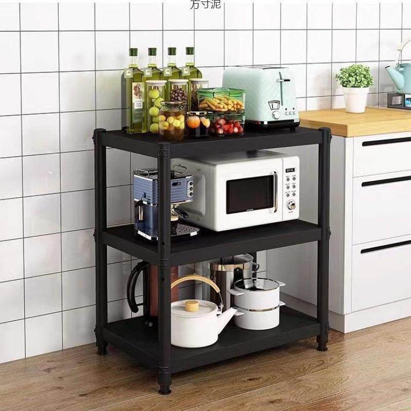 厨房碳钢置物架落地多层收纳架三层储物杂物架子锅架微波炉架爆款,厨房/烹饪用具,微波炉置物架,淘宝优惠券,粉丝福利购,淘宝优惠卷