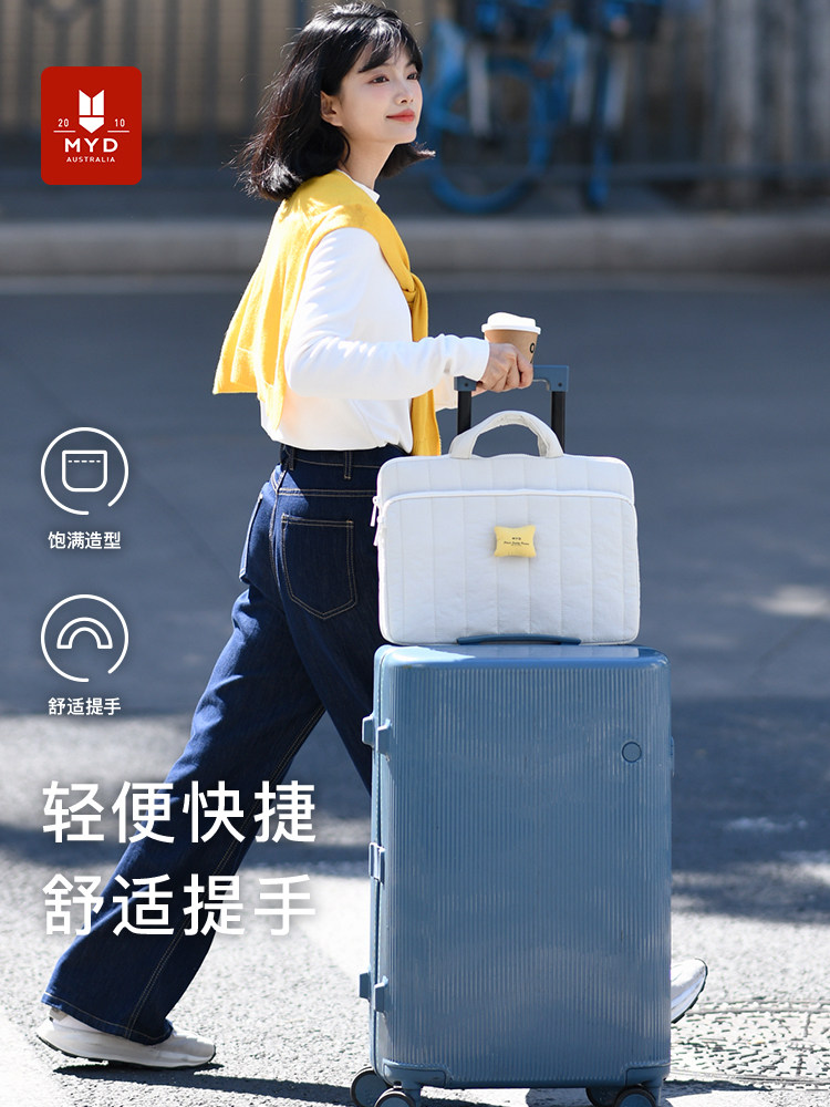 2025新款可爱手提笔记本电脑内胆包女高级感小众通勤包Macbook16寸14寸13寸防震防摔保护套