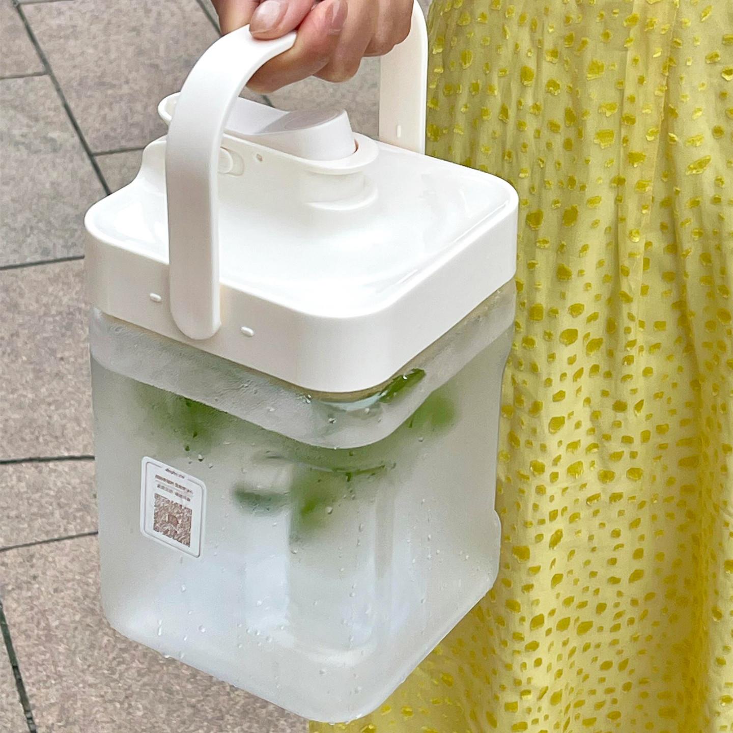 冷水壶家用冰箱冰镇饮料桶冷萃壶夏季大容量冷泡凉水壶带水龙头