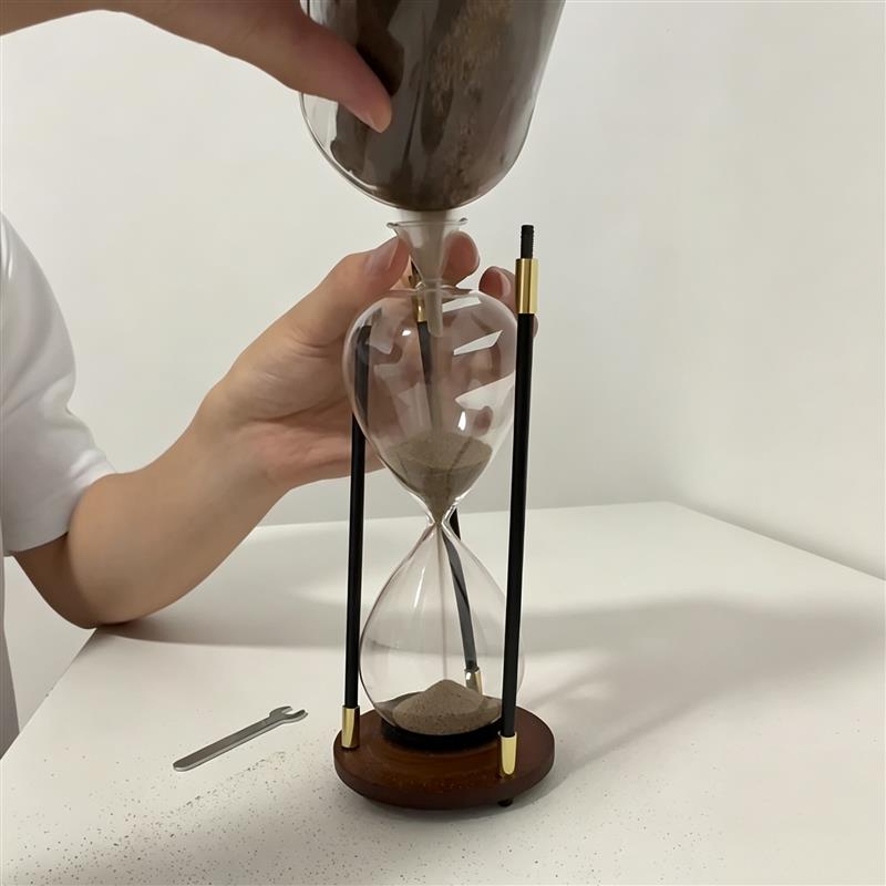 沙漠沙漏DIY自制沙子漏斗空瓶旅游装沙纪念瓶创意桌面计时器摆件