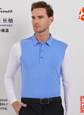 Teetims男士高尔夫冰丝长袖T恤