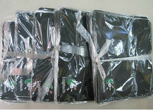 加厚 中号 小号罗技微软鼠标垫 办公黑布垫 网吧送客户