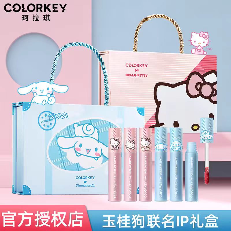 Colorkey珂拉琪玉桂狗唇釉HelloKitty联名三丽鸥镜面丝绒唇泥正品