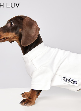 RichLuv宠物猫咪狗狗衣服质感舒适春秋保暖打底衫比熊腊肠