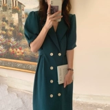 Длинная юбка, пиджак классического кроя, рубашка, сексуальное платье, по фигуре, яркий броский стиль, рукава фонарики, французский стиль