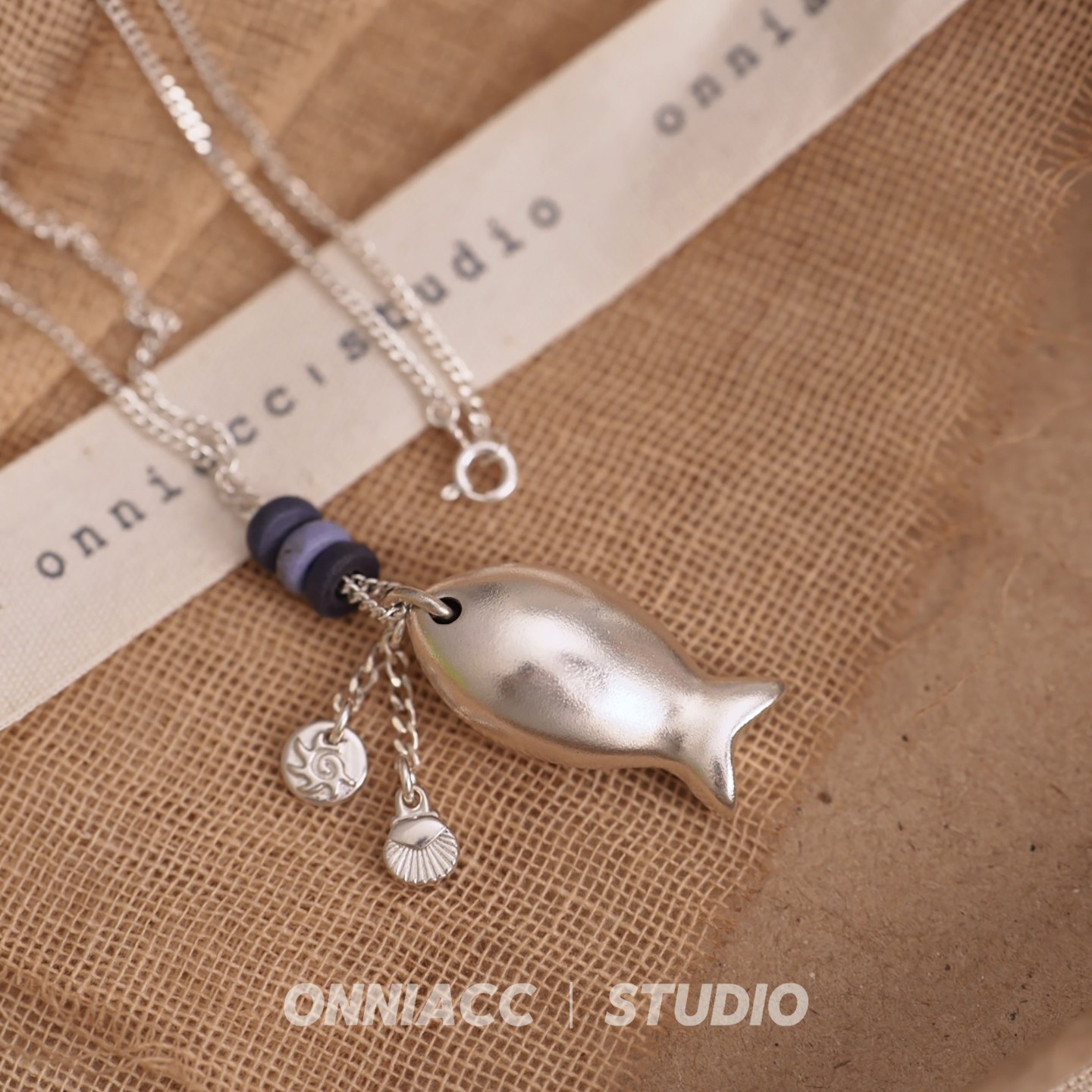 小鱼吊坠项链女长款毛衣链纯银配饰秋冬高级感轻奢小众2025年新款,饰品/流行首饰/时尚饰品新,项链,淘宝优惠券,粉丝福利购,淘宝优惠卷