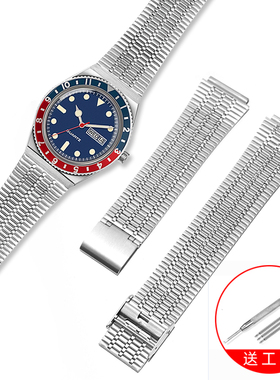 适用于天美时TW2T80700 TW2U61300 TW2U60900精钢手表带18mm男士