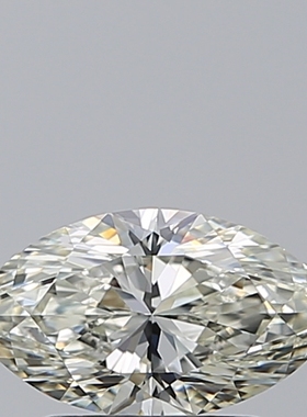 CY宝饰 GIA证书1.01克拉K色VVS2橄榄形裸钻裸石