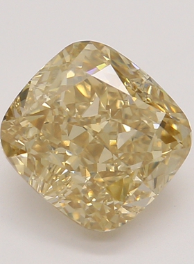 CY宝饰 GIA彩钻1.21克拉中彩黄色FBOY / VS2枕形裸钻裸石