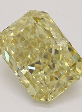 CY宝饰 GIA彩钻1.30克拉中彩黄色FBY / IF无暇雷帝恩雷迪恩形裸钻