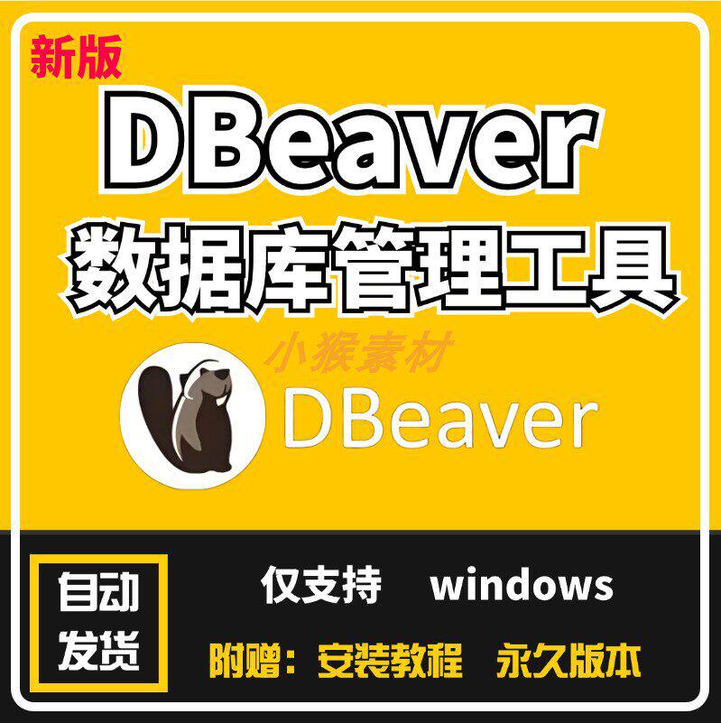 DBeaver数据库管理工具中文绿色版备份和恢复导入导出优化win
