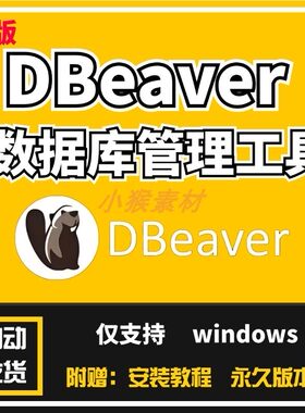 DBeaver数据库管理工具中文绿色版备份和恢复导入导出优化win
